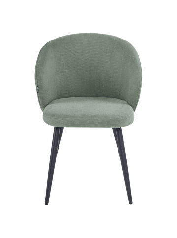 Beliani 2er-Set Esszimmerstuhl MOUNDVILLE in Grün/Schwarz