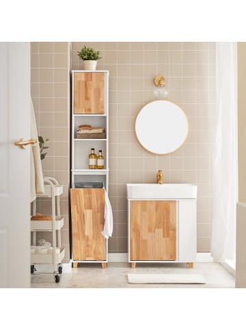 SoBuy Badezimmerschrank in Weiß - (W) 31 x (H) 170 x (L) 32 cm