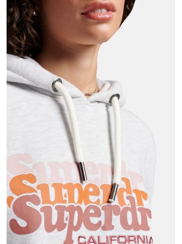Superdry Kapuzenpullover in hellgrau