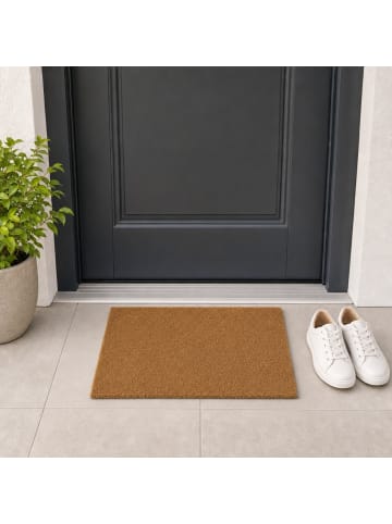 relaxdays Fußmatte in Natur - (B)60 x (T)40 cm