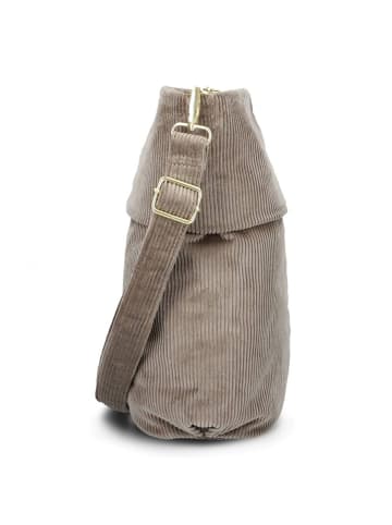 Zwei Mademoiselle.M Schultertasche 31 cm in cord mocca