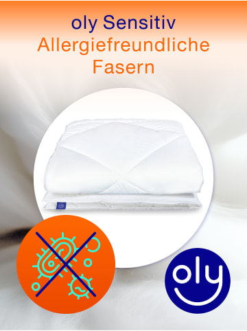 oly TEENY Jugendbettdecke ''LEICHT'' in Weiß