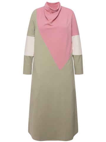 Ulla Popken Midikleid in stein grau