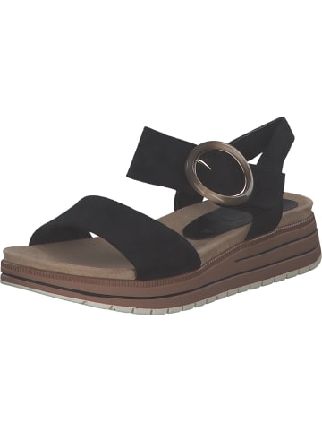 Marco Tozzi Keilsandaletten in BLACK