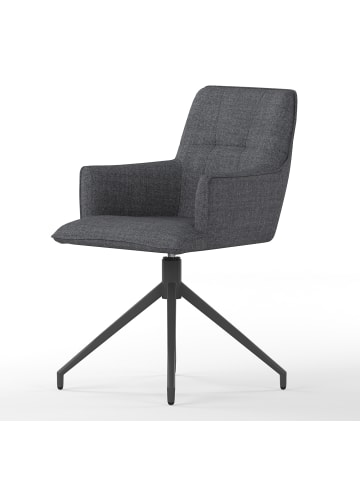 home24 Gartenstuhl Mavi Aqua Protect in Dunkelgrau