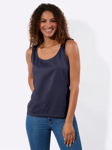 WITT WEIDEN Shirttop in marine + ecru