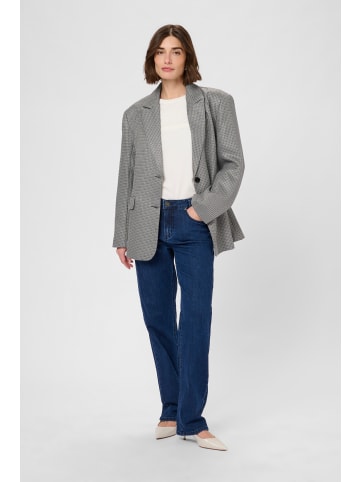 CULTURE Blazer CUdency Loose fit in Grey Blue Check