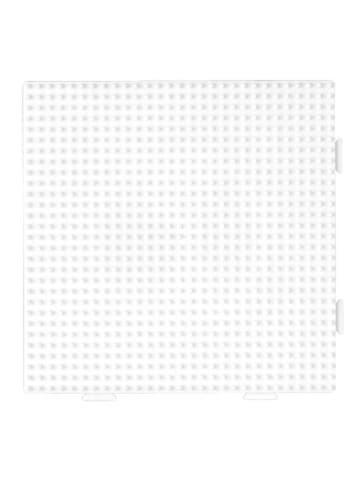 Hama Stiftplatte Großes Quadrat für Midi-Bügelperlen in weiß