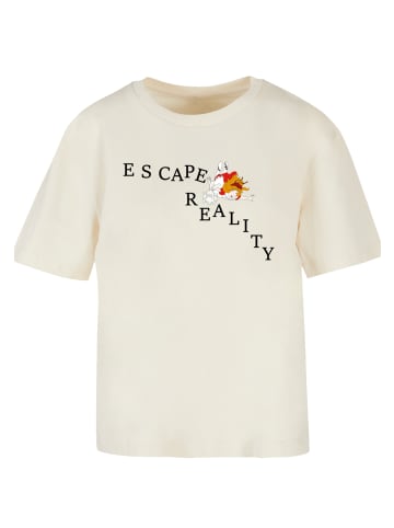 F4NT4STIC Tee Alice im Wunderland Escape Reality Falling in Whitesand