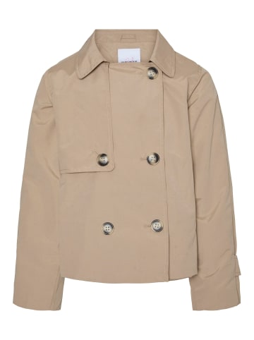 Vero Moda Girl Trenchcoat in Silver Mink