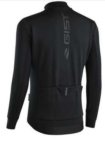 GIST Fahrrad - Wintertrikot SUPREMO +5° in schwarz