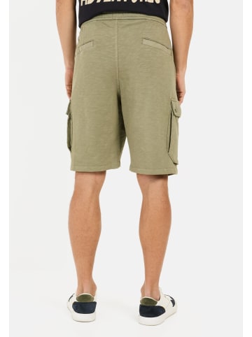 Camel Active Sweatshorts mit Cargotaschen in Dunkelgrün
