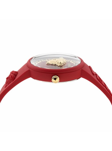 Versace Analoguhr für Damen in rot