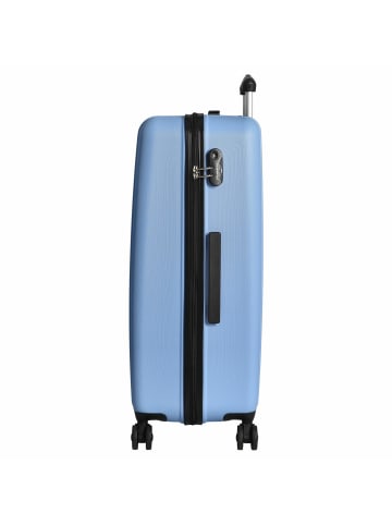 Check.In Aurora - 4-Rollen-Trolley 76 cm (limettengrün) in himmelblau