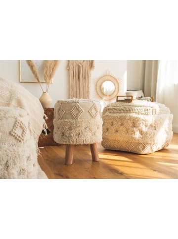 Kayoom Hocker Bohist Natural boho in natural