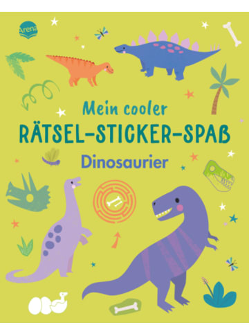 Arena Buch - Mein cooler Rätsel-Sticker-Spaß. Dinosaurier
