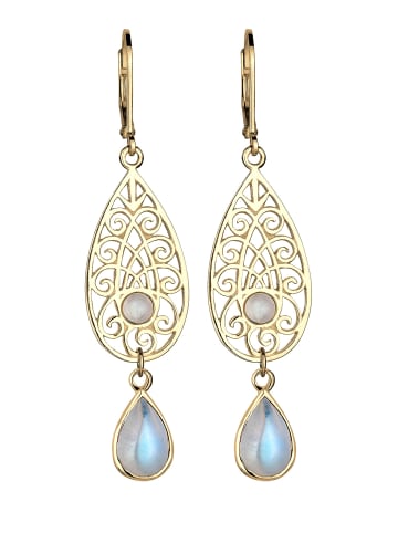 Elli Ohrringe 925 Sterling Silber Ornament, Tropfen in Gold