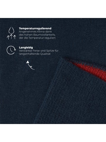 von Jungfeld Classic Socken Signature Innenbund in Marineblau