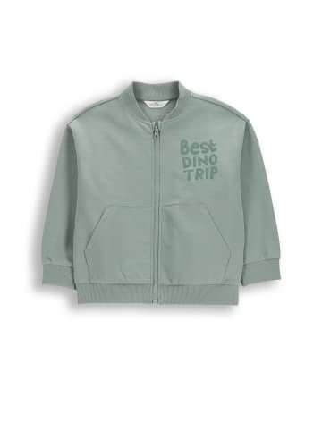 Coccodrillo Baumwolljacke mit Reißverschluss in grün