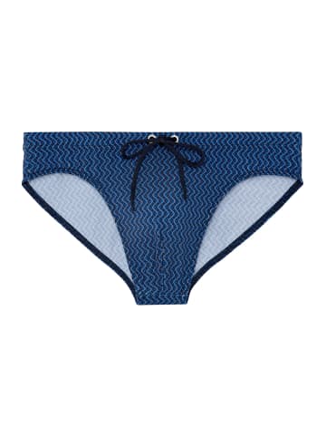 HOM Badehose Morny in navy print