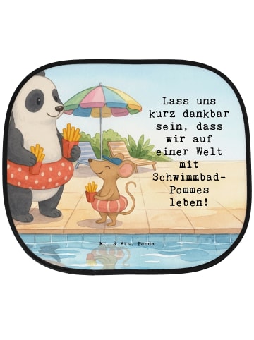 Sonnenschutz Auto Panda Schwimmbad Pommes Desig... in Weiß