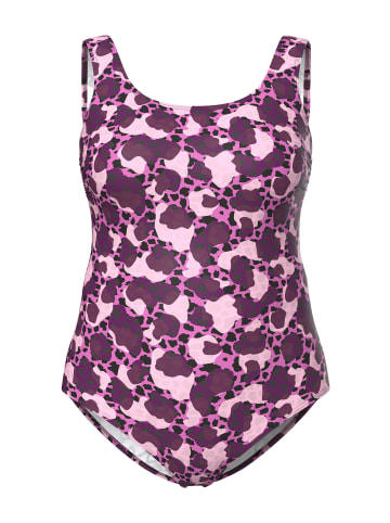 Ulla Popken Badeanzug in wildbeere