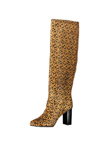 Tommy Hilfiger Beige Leder Damen Stiefel