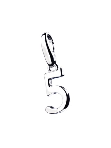 Giorgio Martello Milano Charm Zahl 5 in Silber