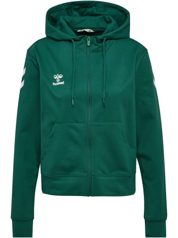 Hummel Reißverschluss Kapuzenpullover Hmlgo Damen in EVERGREEN