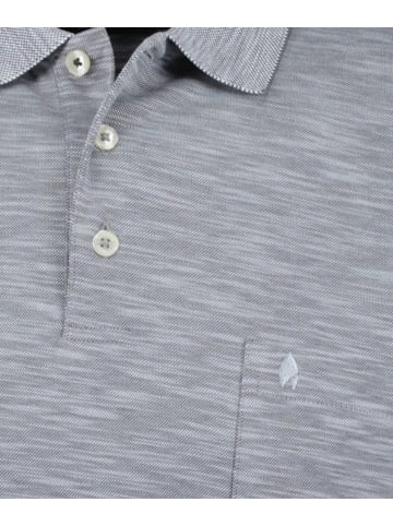 Ragman Softknit-Polo Flammdesign in Grau