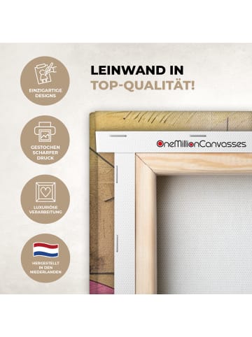 OnlyWow Leinwand Bilder Geometrie