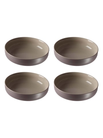 4er Set Schalen Jasper in Taupe ø 19.0 cm