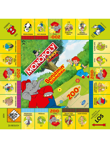 Winning Moves Monopoly Junior Benjamin Blümchen in bunt