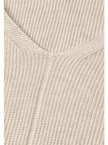 Cecil V-Kragen Pullover für Damen in beige