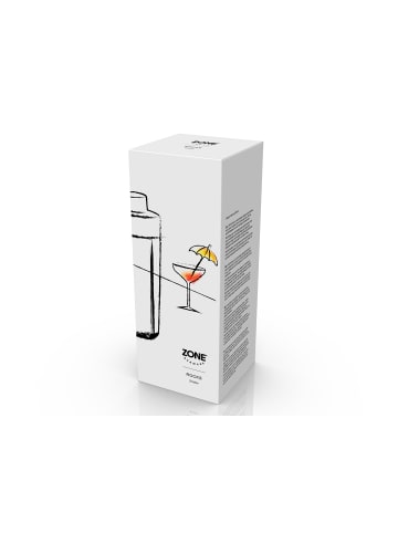 Zone Denmark Shaker Rocks in Polished Steel