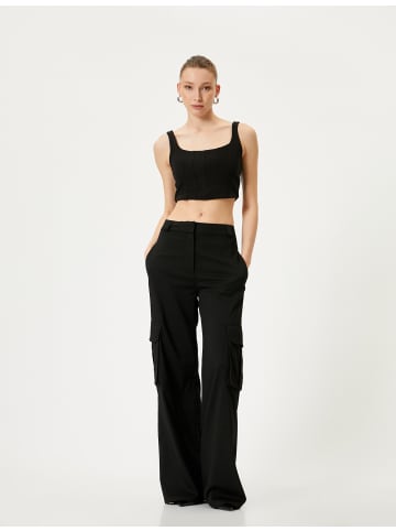 KOTON Tanktop in Schwarz