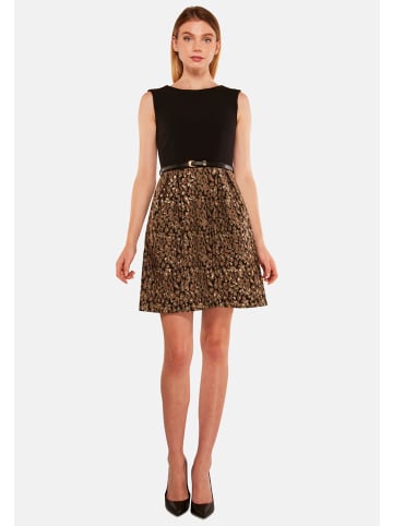 TOOCHE Kleid "Classy Leo" in Schwarz