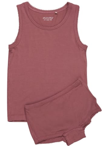 Minymo Kinder Unterwäsche "Underwear set Girl" in Braun