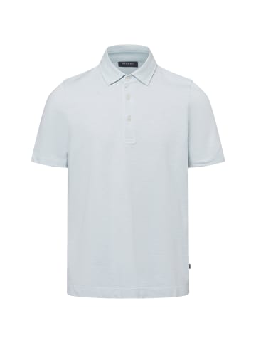 März Poloshirt mit Leinenanteil in mint