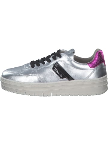 Tamaris Schnürschuhe in Silver Comb