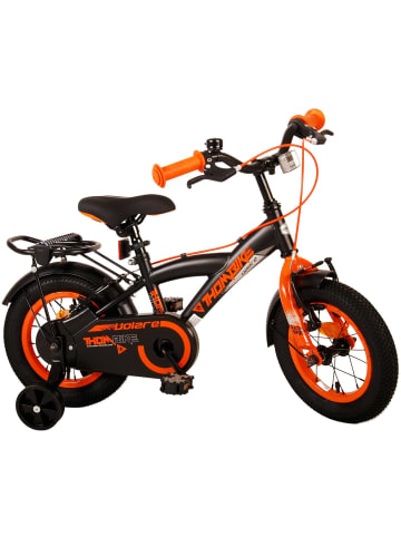 Volare Kinderfahrrad Thombike für Jungen 12 Zoll Kinderrad in Schwarz Orange 3 Jahre