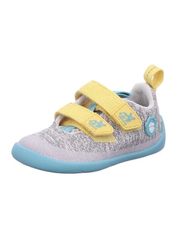 Affenzahn Halbschuh Happy Nashorn in Gelb/Türkis/Grau