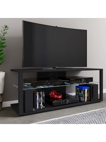 ebuy24 TV Tisch FolasL 12 Schwarz 115 x 41 cm