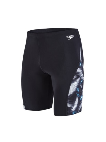 Speedo Fit Jammer Badehose in Schwarz