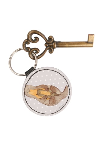 Mr. & Mrs. Panda Anhänger Otter Kind ohne Spruch in Grau Pastell