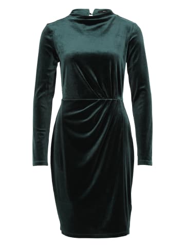 Zero  Samtkleid mit Stehkragen in Deep Ponderosa Pine