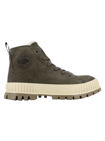 Palladium Schnürschuhe in Khaki