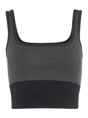 Vivance Active Crop-Top in schwarz