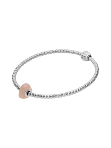 PURELEI Charm LEI Rosequarz Heart Silber