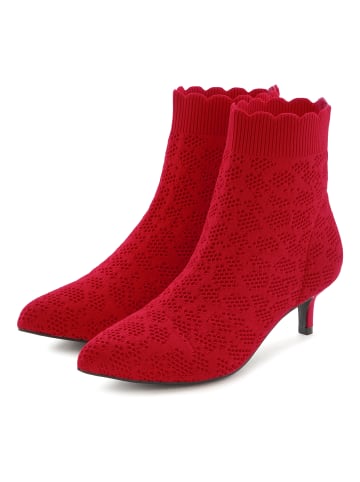 LASCANA Ankleboots in rot